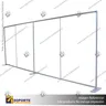 PANEL PUBLICITARIO TUBO TEXTIL RECTO 600*230 CMS, photo 2