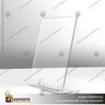 TARJETERO EN PORTA GRAFICA ACRILICO A4 (21*29.7 CMS) FORMATO L VERTICAL 2 MM, photo 1