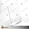PORTA FOLLETO EN PORTA GRAFICA ACRILICO A4 (21*29.7 CMS) FORMATO L VERTICAL 2 MM, photo 1