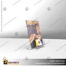 TARJETERO EN PORTA GRAFICA ACRILICO A5 (14.8*21 CMS) FORMATO L VERTICAL 1.5 MM, photo 6