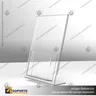 PORTA FOLLETO EN PORTA GRAFICA ACRILICO A5 (14.8*21 CMS) FORMATO L VERTICAL 3 MM, photo 6