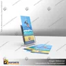 PORTA FOLLETO EN PORTA GRAFICA ACRILICO A6 (10.5*14.8 CMS) FORMATO L VERTICAL 1.5 MM, photo 2
