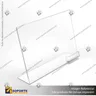 TARJETERO EN PORTA GRAFICA ACRILICO A3 (29.7*42 CMS) FORMATO L HORIZONTAL 2.5 MM, photo 2