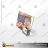 TARJETERO EN PORTA GRAFICA ACRILICO A4 (21*29.7 CMS) FORMATO L HORIZONTAL 2 MM, photo 4