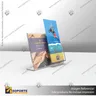 PORTA FOLLETO EN PORTA GRAFICA ACRILICO A5 (14.8*21 CMS) FORMATO L HORIZONTAL 1.5 MM, photo 1