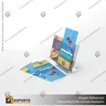 PORTA FOLLETO EN PORTA GRAFICA ACRILICO A5 (14.8*21 CMS) FORMATO L HORIZONTAL 1.5 MM, photo 5