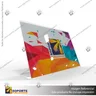 PORTA GRAFICA ACRILICO A6 (10.5*14.8 CMS) FORMATO L HORIZONTAL 1.7 MM (C200), photo 10