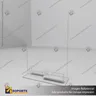 TARJETERO EN PORTA GRAFICA ACRILICO A4 (21*29.7 CMS) FORMATO T VERTICAL 2 MM, photo 2