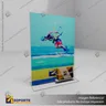 TARJETERO EN PORTA GRAFICA ACRILICO A4 (21*29.7 CMS) FORMATO T VERTICAL 2 MM, photo 3