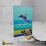 TARJETERO EN PORTA GRAFICA ACRILICO A4 (21*29.7 CMS) FORMATO T VERTICAL 2 MM, photo 5