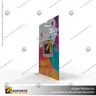 PORTA GRAFICA ACRILICO A6 (10.5*14.8 CMS) FORMATO T VERTICAL 1.7 MM (C50), photo 1