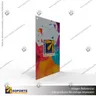 PORTA GRAFICA ACRILICO A6 (10.5*14.8 CMS) FORMATO T VERTICAL 1.7 MM (C50), photo 2