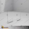 TARJETERO EN PORTA GRAFICA ACRILICO A4 (21*29.7 CMS) FORMATO T HORIZONTAL 2 MM, photo 2