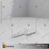 TARJETERO EN PORTA GRAFICA ACRILICO A5 (14.8*21 CMS) FORMATO T HORIZONTAL 1.5 MM, photo 1