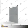 PORTA GRAFICA ACRILICO A4 (21*29.7 CMS) FORMATO MURO VERTICAL 2.0 MM + SET EMBELLECEDORES, photo 7