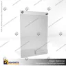 PORTA GRAFICA ACRILICO CON TARJETERO A4 (21*29.7 CMS) MURO VERTICAL 2 MM + SET EMBELLECEDOR, photo 1