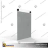 PORTA GRAFICA ACRILICO A5 (14.8*21 CMS) FORMATO MURO VERTICAL 1.5 MM + SET EMBELLECEDORES, photo 3