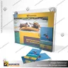 PORTA GRAFICA ACRILICO CON PORTA FOLLETO A3 (29.7*42 CMS) MURO HORIZONTAL 2 MM + VENTOSAS, photo 6