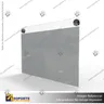 PORTA GRAFICA ACRILICO A5 (14.8*21 CMS) FORMATO MURO HORIZONTAL 1.5 MM + SET EMBELLECEDORES, photo 1