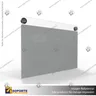 PORTA GRAFICA ACRILICO A5 (14.8*21 CMS) FORMATO MURO HORIZONTAL 1.5 MM + SET EMBELLECEDORES, photo 4