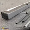PORTA PENDON ROLLER EURO BASE COLOR ALUMINIO 80*200 CMS (C12), photo 2