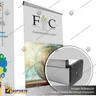 PORTA PENDON ROLLER EURO BASE COLOR ALUMINIO 80*200 CMS (C12), photo 5