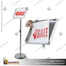 PORTA GRAFICA MARCO CLIP ALUMINIO CON PEDESTAL AJUSTABLE FORMATO A4 (21*29.7 CMS) (C10), photo 4