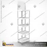 EXHIBIDOR MODULAR PARA PRODUCTOS 35*24*132 CMS PAYLOADER ESTANDAR BANDEJA BLANCA (C2), photo 8