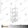 EXHIBIDOR MODULAR PARA PRODUCTOS 40*60 CMS PAYLOADER SISTEMA ENSAMBLE BANDEJA BLANCA (SEMI TRANSPARE, photo 1