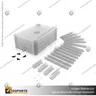EXHIBIDOR MODULAR PARA PRODUCTOS 40*60 CMS PAYLOADER SISTEMA ENSAMBLE BANDEJA BLANCA (SEMI TRANSPARE, photo 2