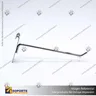 GANCHERA METALICA SIMPLE SISTEMA MALLA, photo 2