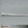 GANCHERA ABS BLANCA ESPIGA DOBLE PEG10, photo 2