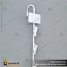 GANCHERA METALICA CON PORTAPRECIO, photo 2