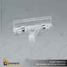 SOSTENEDOR GRAFICA PINZA ACRILICA 16 CM., photo 1