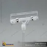 SOPORTE CON PINZA ACRILICA BASE REDONDA, photo 2