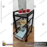 REPISERO METALICO MOVIL 3 NIVELES, photo 4