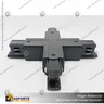 CONECTOR RIEL ENERGIZADO TRIFASICO TIPO X NEGRO, photo 1