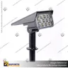 LAMPARA SOLAR ESTACA S10 4W RECTANGULAR CON PANEL INTEGRADO COLOR 3 EN 1, photo 3