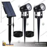 LUZ SOLAR PUNTO S16 3W C/U ESTACA DOBLE CON PANEL INDEPENDIENTE BLANCO NEUTRO, photo 1