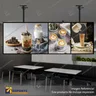 PANEL MENU SLIM BOX COLGANTE NEGRO CON BRAZO TELESCOPICO (400X600), photo 1