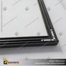 PANEL MENU SLIM BOX COLGANTE CON BRAZO TELESCOPICO (600X1200) COLOR NEGRO, photo 3