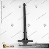 PANEL MENU SLIM BOX COLGANTE CON BRAZO TELESCOPICO (600X1200) COLOR NEGRO, photo 8