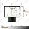 PANEL MENU SLIM BOX 1 CARA A3 CON PEDESTAL (312X427) COLOR NEGRO, photo 1