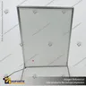 PANEL MENU SLIM BOX 1 CARA A3 CON PINES (312X427) COLOR PLATEADO, photo 3