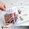 PANEL MENU SLIM BOX 1 CARA A2 CON PINES (435X600) COLOR PLATEADO, photo 1