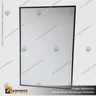 PANEL MENU SLIM BOX COLGANTE NEGRO CON BRAZO TELESCOPICO (600X900), photo 4