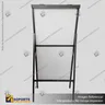 PANEL MENU SLIM BOX PALOMA PUBLICITARIA 600X1200MM NEGRO 220V, photo 4