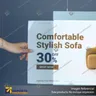 PANEL MENU SLIM BOX PLATEADO DOBLE CARA COLGANTE PIOLAS (1000X350), photo 1