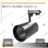 VERSALLES - FOCO LED TRACK LIGHT TRIFASICO COB 30W 3000K NEGRO 12, photo 1