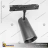 MONACO- FOCO TRACK LIGHT MAGNETICO CUERPO NEGRO 15W 48V 4000K, photo 3